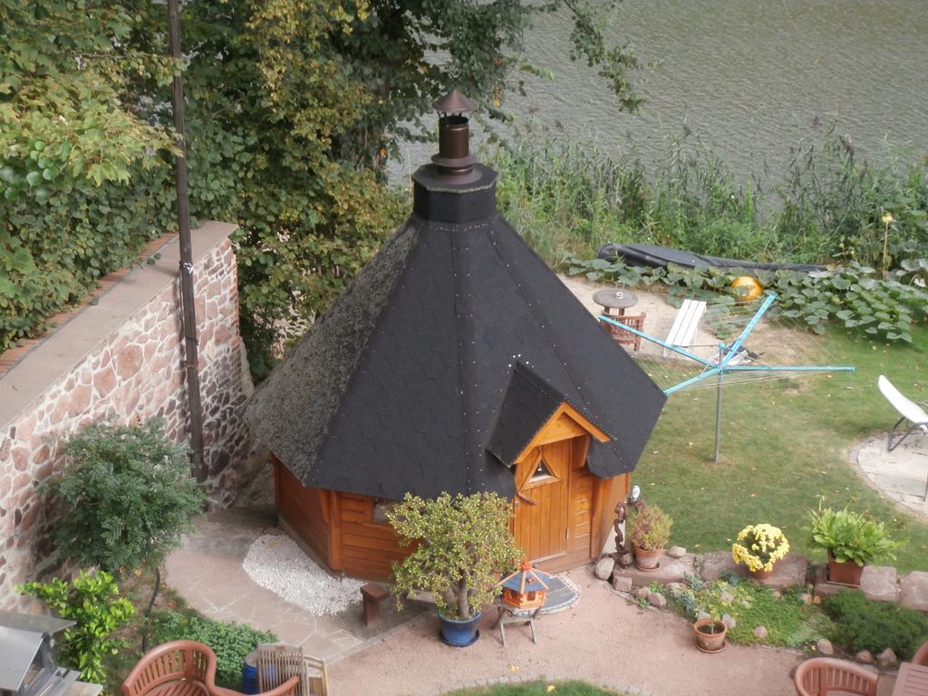 Ferienwohnung Saaleblick Halle  外观 照片
